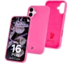 Etui Bizon Silikonowe Soft do iPhone 16 Plus Fuksja