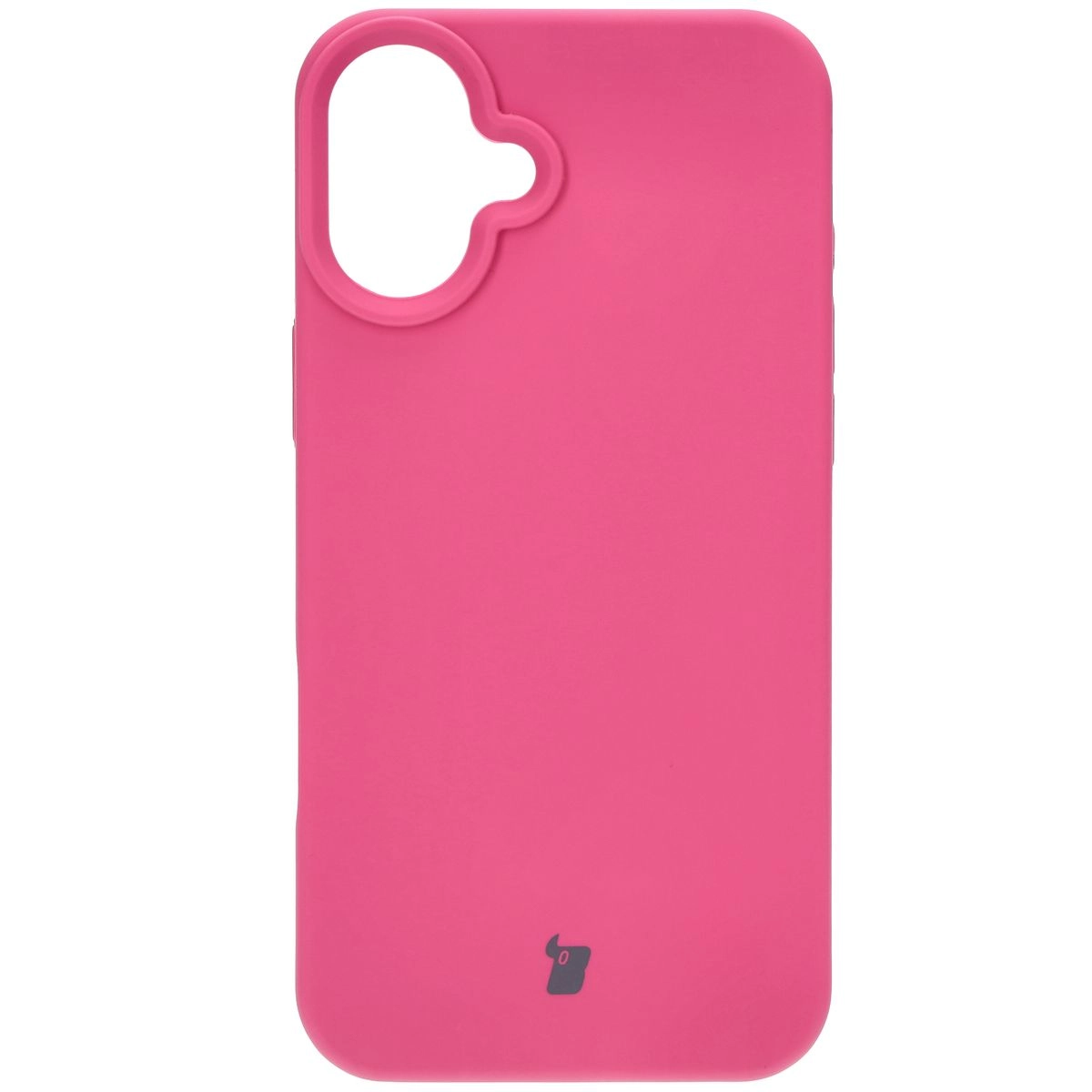 Etui Bizon Silikonowe Soft do iPhone 16 Plus Fuksja