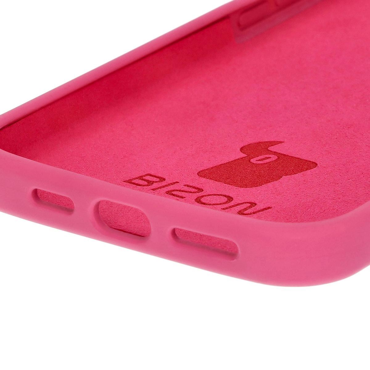 Etui Bizon Silikonowe Soft do iPhone 16 Plus Fuksja