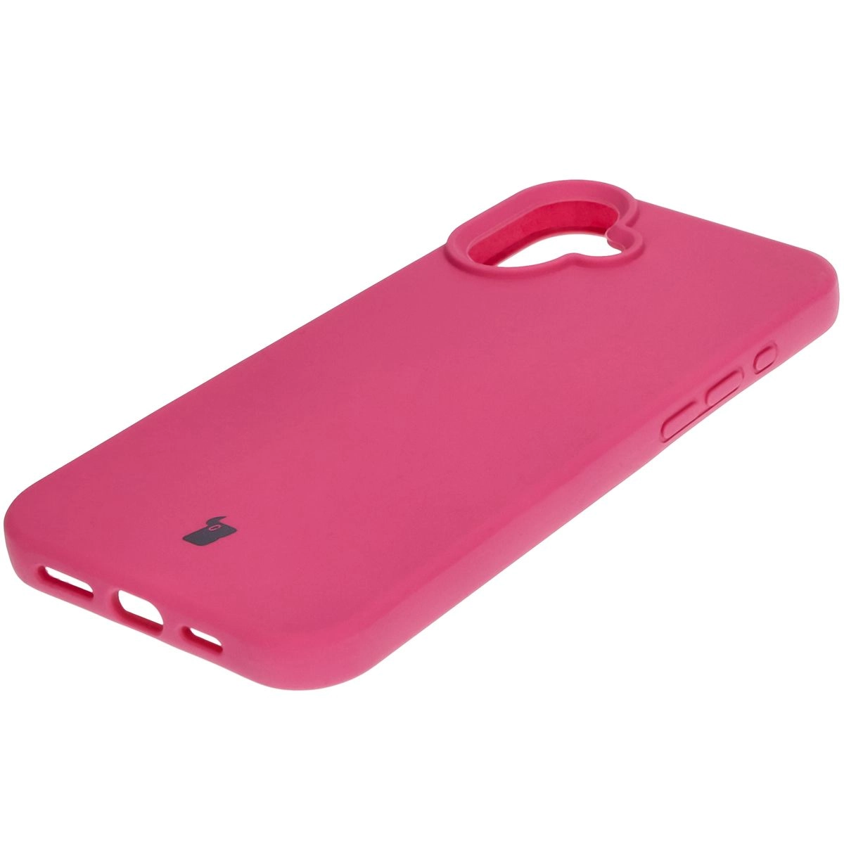 Etui Bizon Silikonowe Soft do iPhone 16 Plus Fuksja