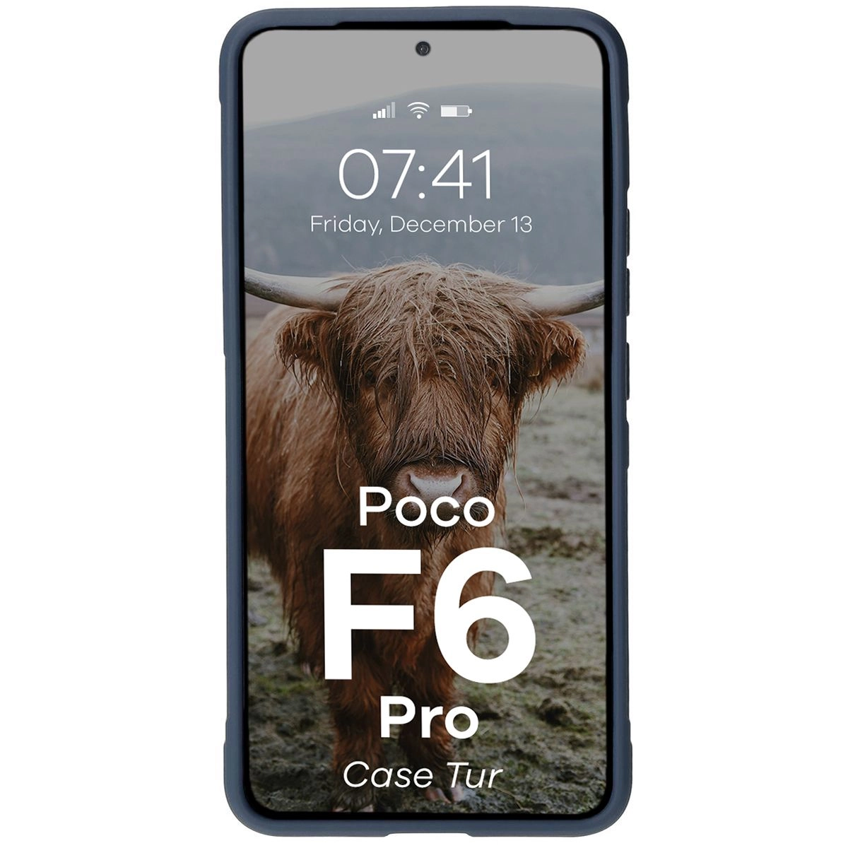 Etui Bizon Tur do Xiaomi Poco F6 Pro Dark Blue