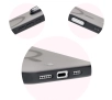 Etui Bizon MatteO z MagSafe do iPhone 16 Pro Max Półprzezroczyste z czarną ramką