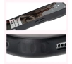 Etui Bizon MatteO z MagSafe do iPhone 16 Pro Max Półprzezroczyste z czarną ramką