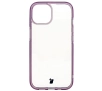 Etui Bizon Halo do iPhone 15 Przezroczysto-fioletowe