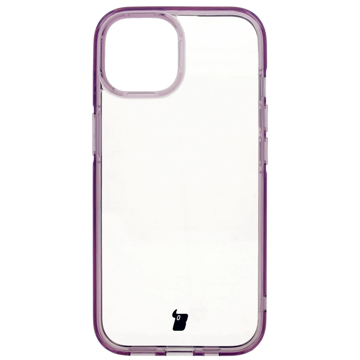 Etui Bizon Halo do iPhone 15 Przezroczysto-fioletowe
