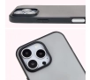 Etui Bizon Angelo do iPhone 16 Pro Przydymione z czarną ramką