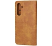 Etui Bizon z klapką Pocket do Galaxy A16 4G/5G Brązowy
