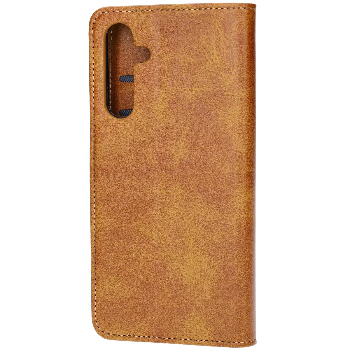 Etui Bizon z klapką Pocket do Galaxy A16 4G/5G Brązowy