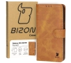 Etui Bizon z klapką Pocket do Galaxy A16 4G/5G Brązowy