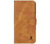 Etui Bizon z klapką Pocket do Galaxy A16 4G/5G Brązowy