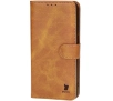 Etui Bizon z klapką Pocket do Galaxy A16 4G/5G Brązowy