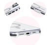Etui Bizon Marco z MagSafe do iPhone 16 Pro Max Przezroczyste z czarną ramką