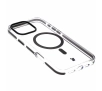 Etui Bizon Marco z MagSafe do iPhone 16 Pro Max Przezroczyste z czarną ramką
