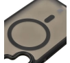 Etui Bizon Eclipse z MagSafe i podstawką do Galaxy S24 Plus Przydymione z czarną ramką