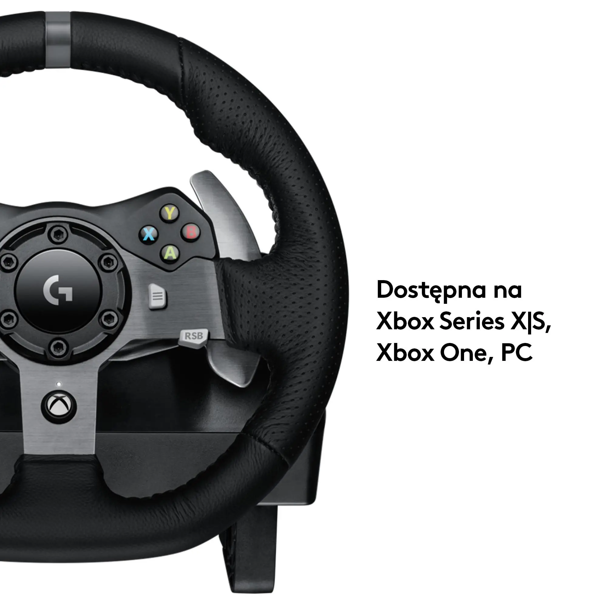 Kierownica Logitech G920 z pedałami do Xbox Series X/S, Xbox One, PC Force Feedback + słuchawki Astro A10 Biały