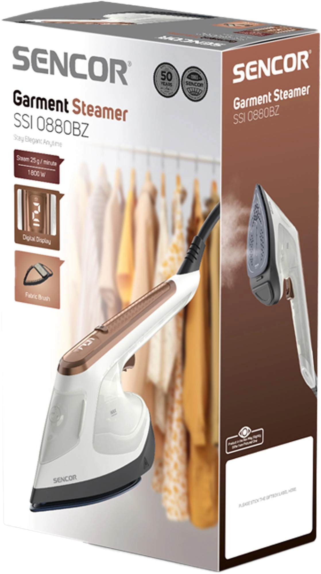 Parownica do ubrań Sencor SSI 0880BZ 1800W 25g/min