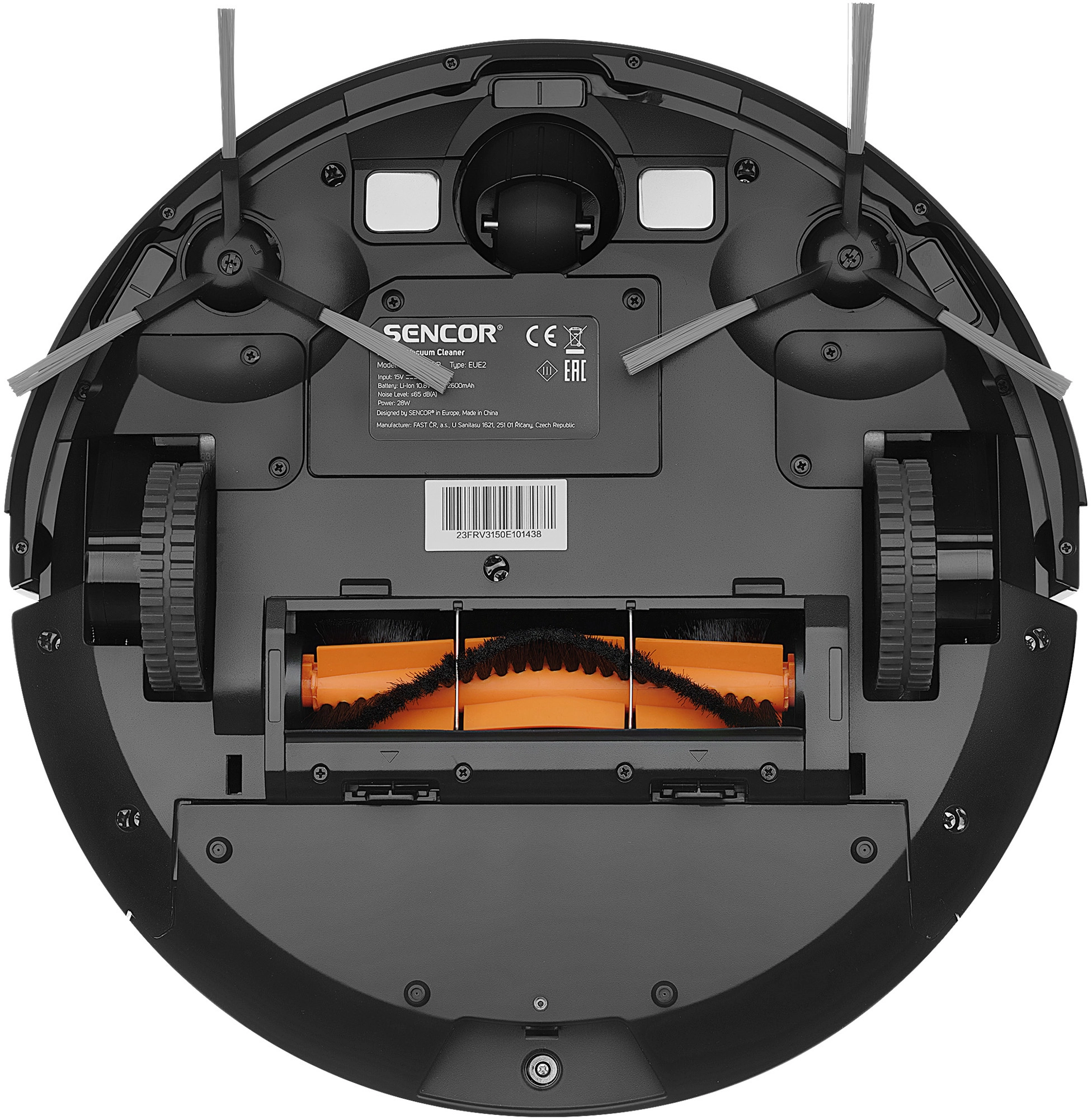 Robot sprzątający Sencor SRV 3150OR Funkcja mopowania Tworzenie mapy pomieszczenia 62db