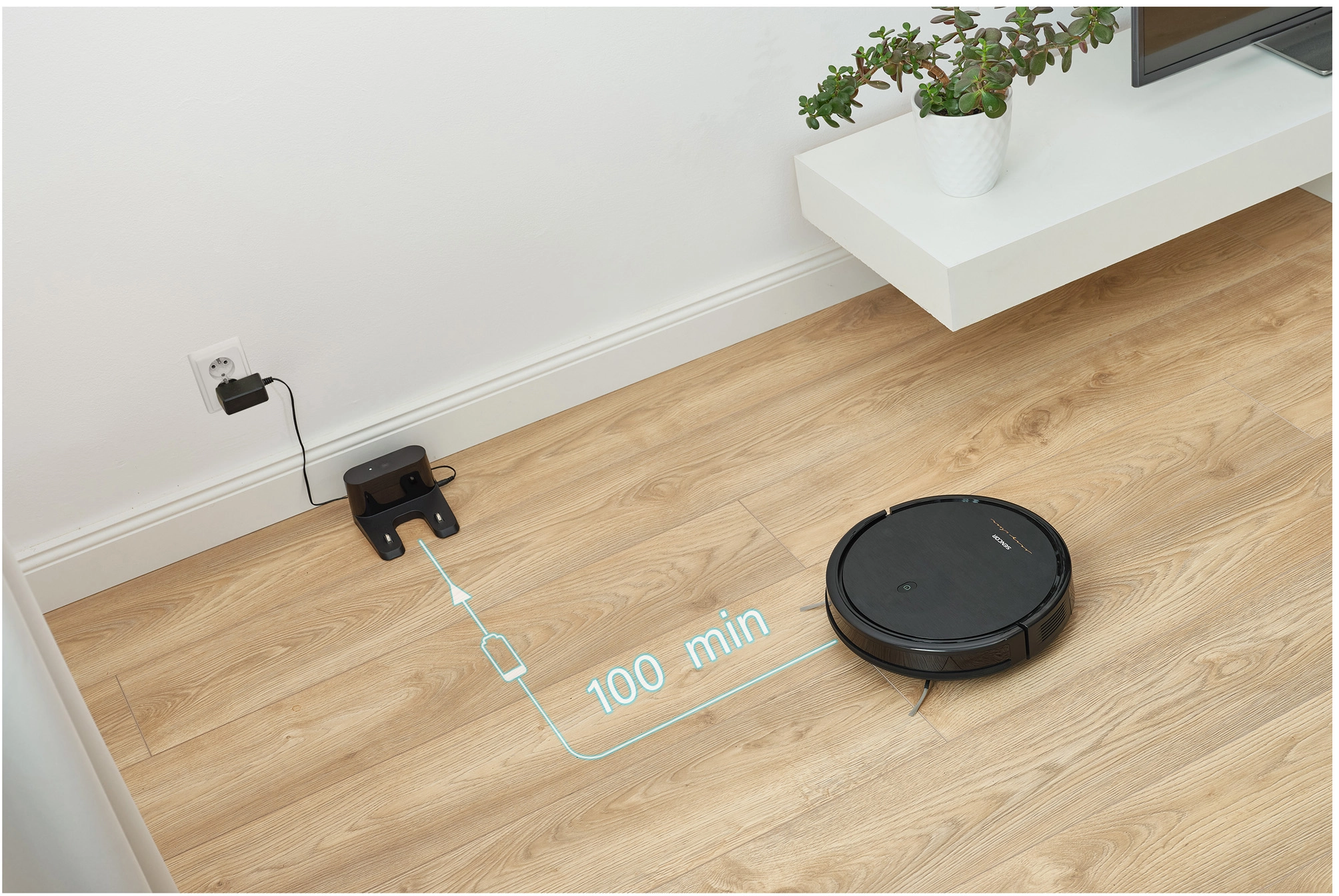 Robot sprzątający Sencor SRV 3150OR Funkcja mopowania Tworzenie mapy pomieszczenia 62db