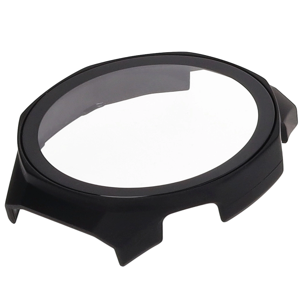 Nakładka na tarczę Bizon ze szkłem do Huawei Watch GT5 Pro 46mm Matowy czarny