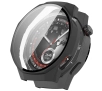 Nakładka na tarczę Bizon ze szkłem do Huawei Watch GT5 Pro 46mm Matowy czarny