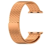 Bransoleta Bizon ze stali nierdzewnej Titanium do Apple Watch 44/45/46/49mm Różowo-złoty