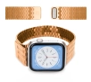 Bransoleta Bizon ze stali nierdzewnej Titanium do Apple Watch 44/45/46/49mm Różowo-złoty