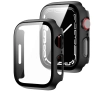 Nakładka na tarczę Bizon ze szkłem do Apple Watch 9/8/7 45mm Czarny
