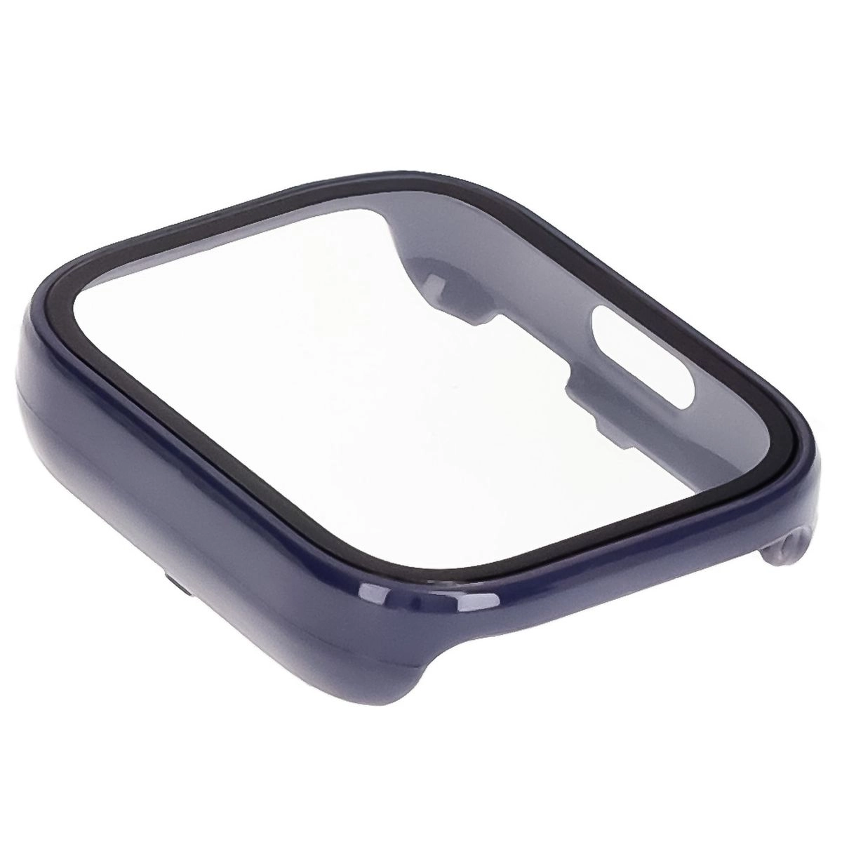 Nakładka na tarczę Bizon ze szkłem do Xiaomi Redmi Watch 5 Active Niebieski
