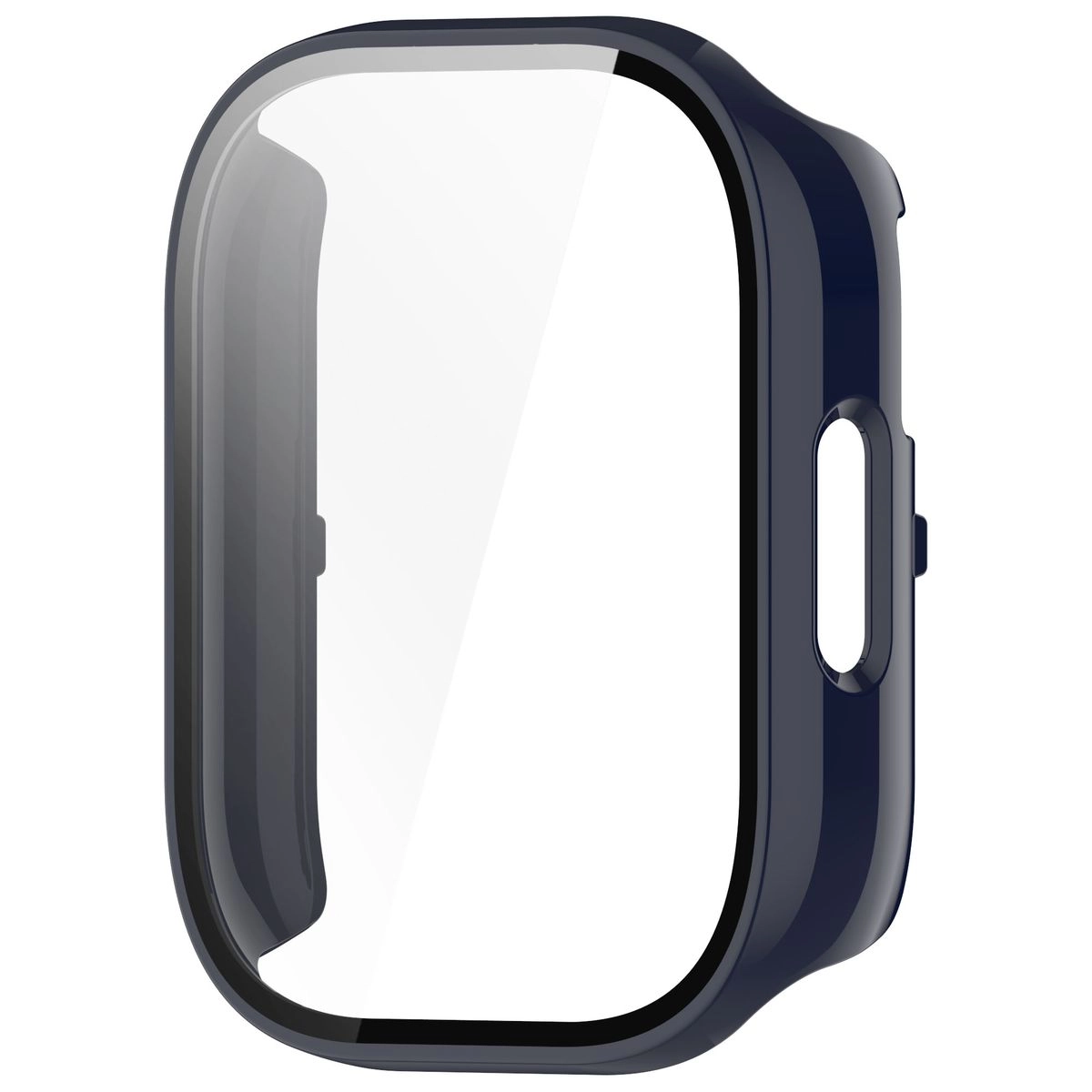 Nakładka na tarczę Bizon ze szkłem do Xiaomi Redmi Watch 5 Active Niebieski