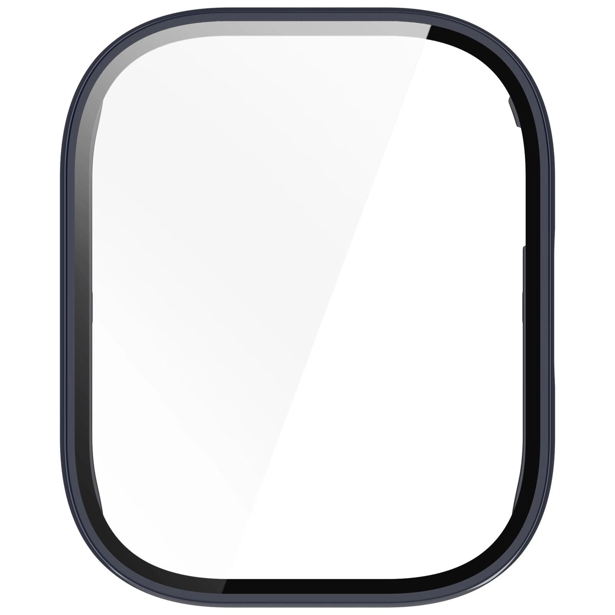 Nakładka na tarczę Bizon ze szkłem do Xiaomi Redmi Watch 5 Active Niebieski