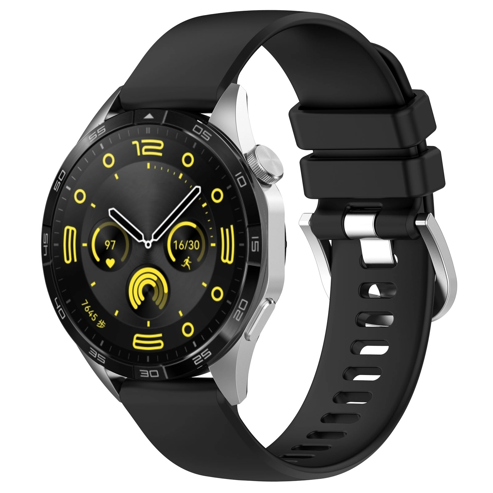Pasek Bizon Strap Watch Silicone Pro T QuickRelease 22mm Biały