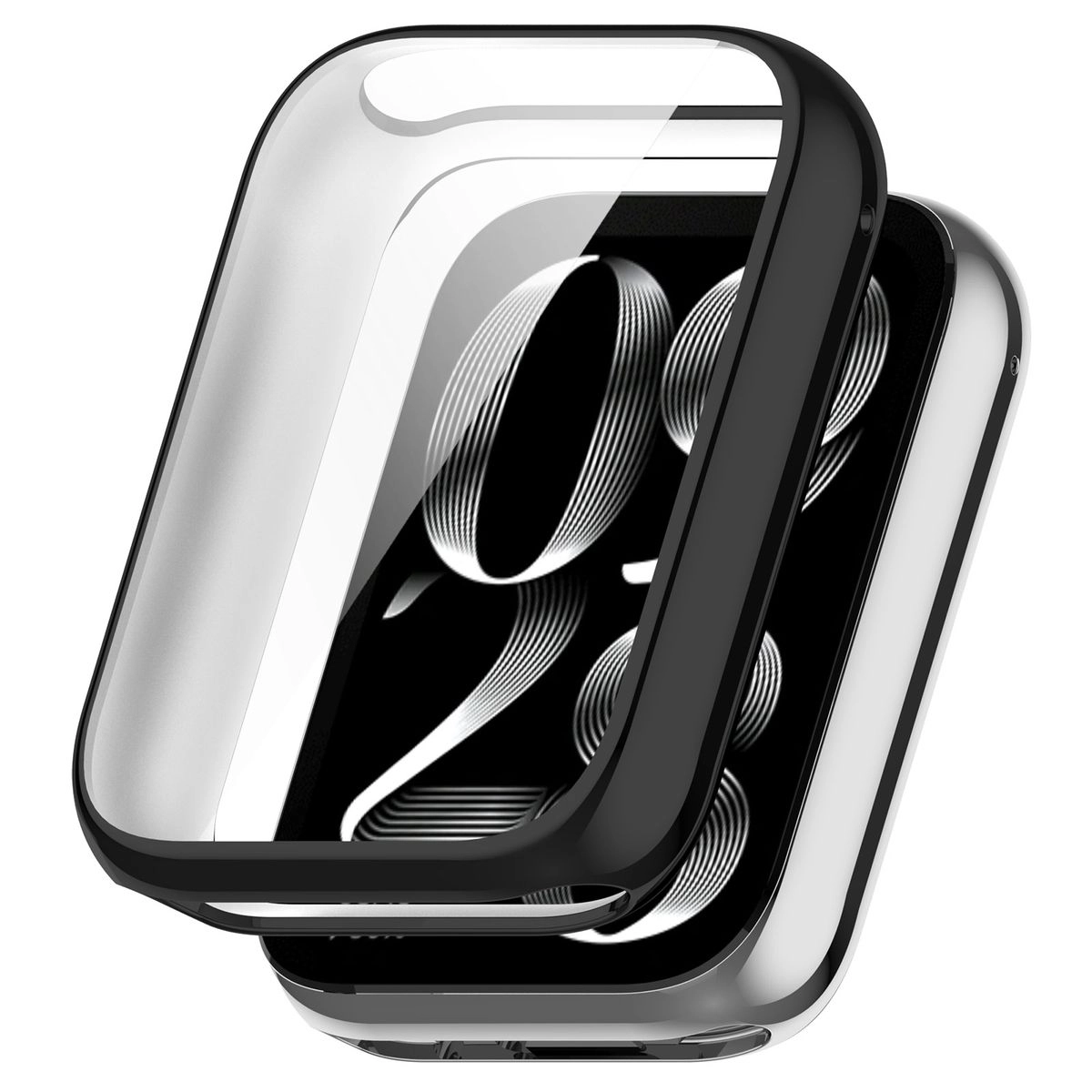 Nakładka na tarczę Bizon Felipe do Xiaomi Smart Band 8 Pro Czarny