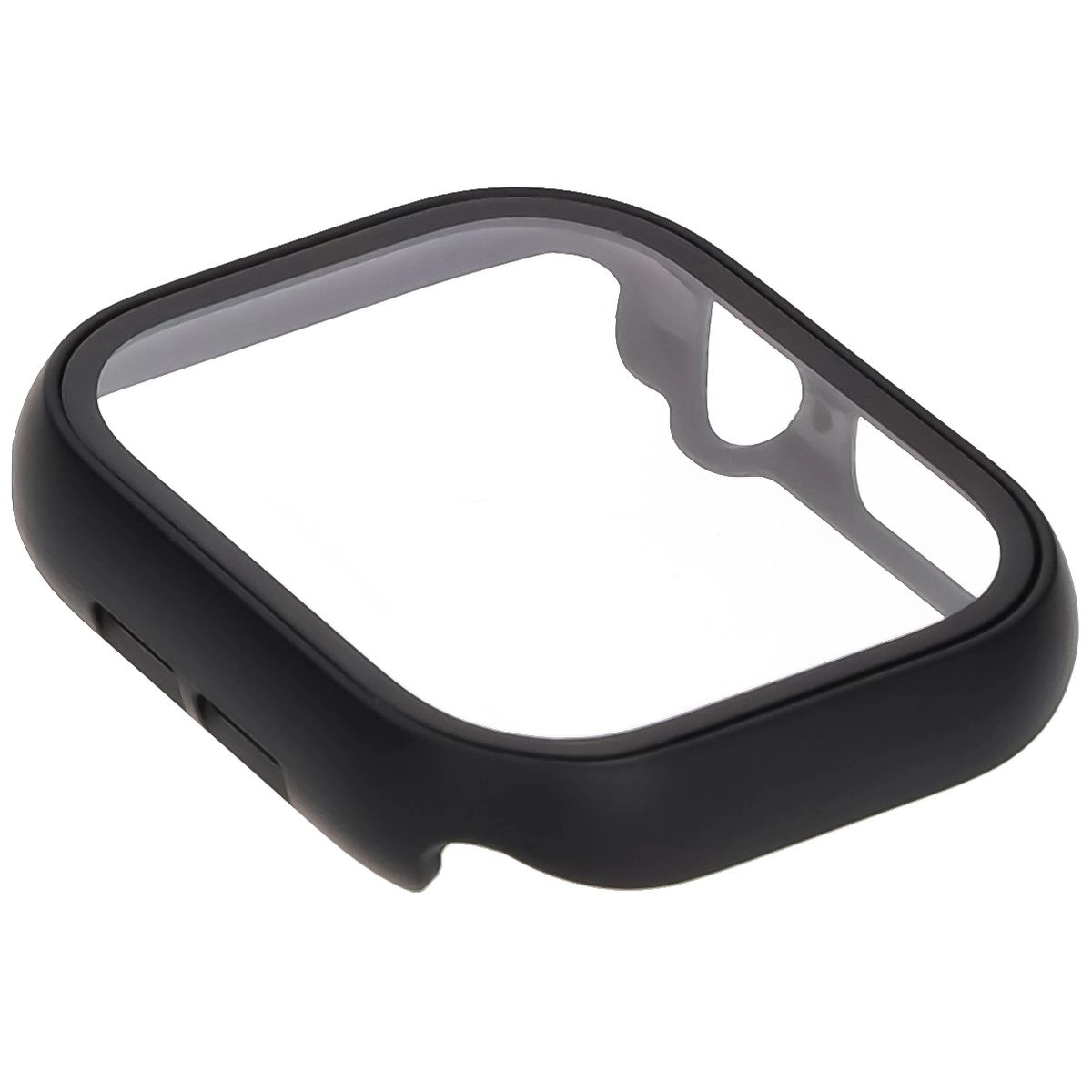 Nakładka na tarczę Bizon ze szkłem do Apple Watch 10 42mm Czarny
