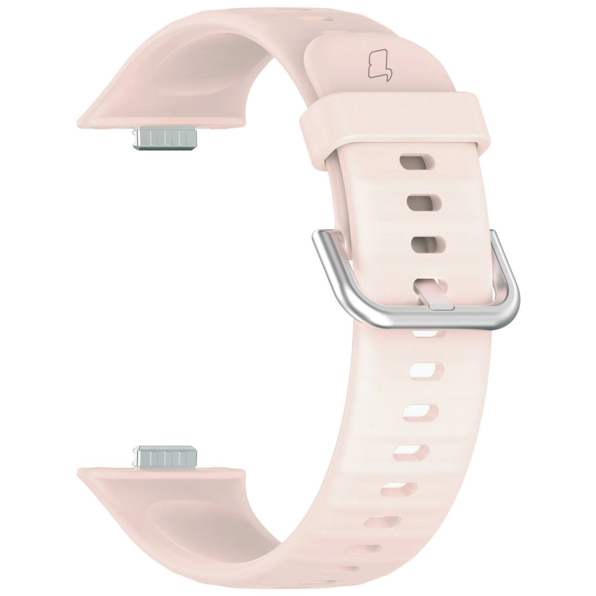 Pasek Bizon Strap Watch Silicone Pro SR do Huawei Watch Fit 3 Jasno-różowy