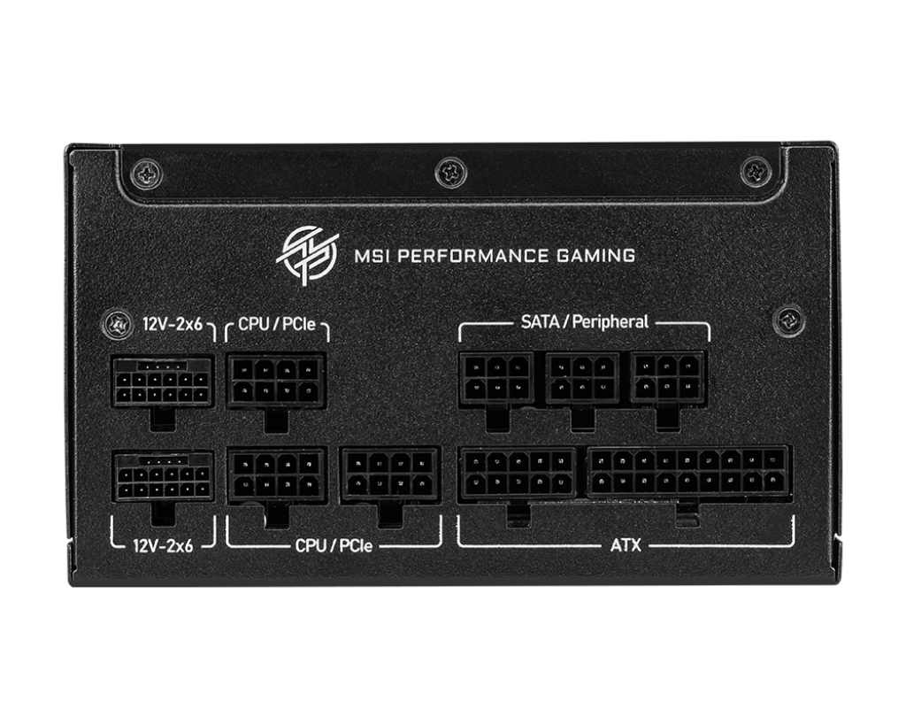 Zasilacz MSI MPG A850GS PCIE5 850W 80+ Gold Czarny