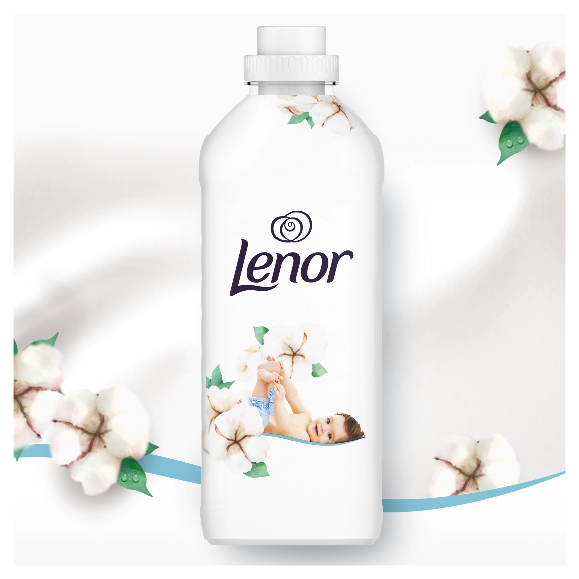 Płyn do płukania Lenor Sensitive Cotton Fresh 59 prań 1,239l