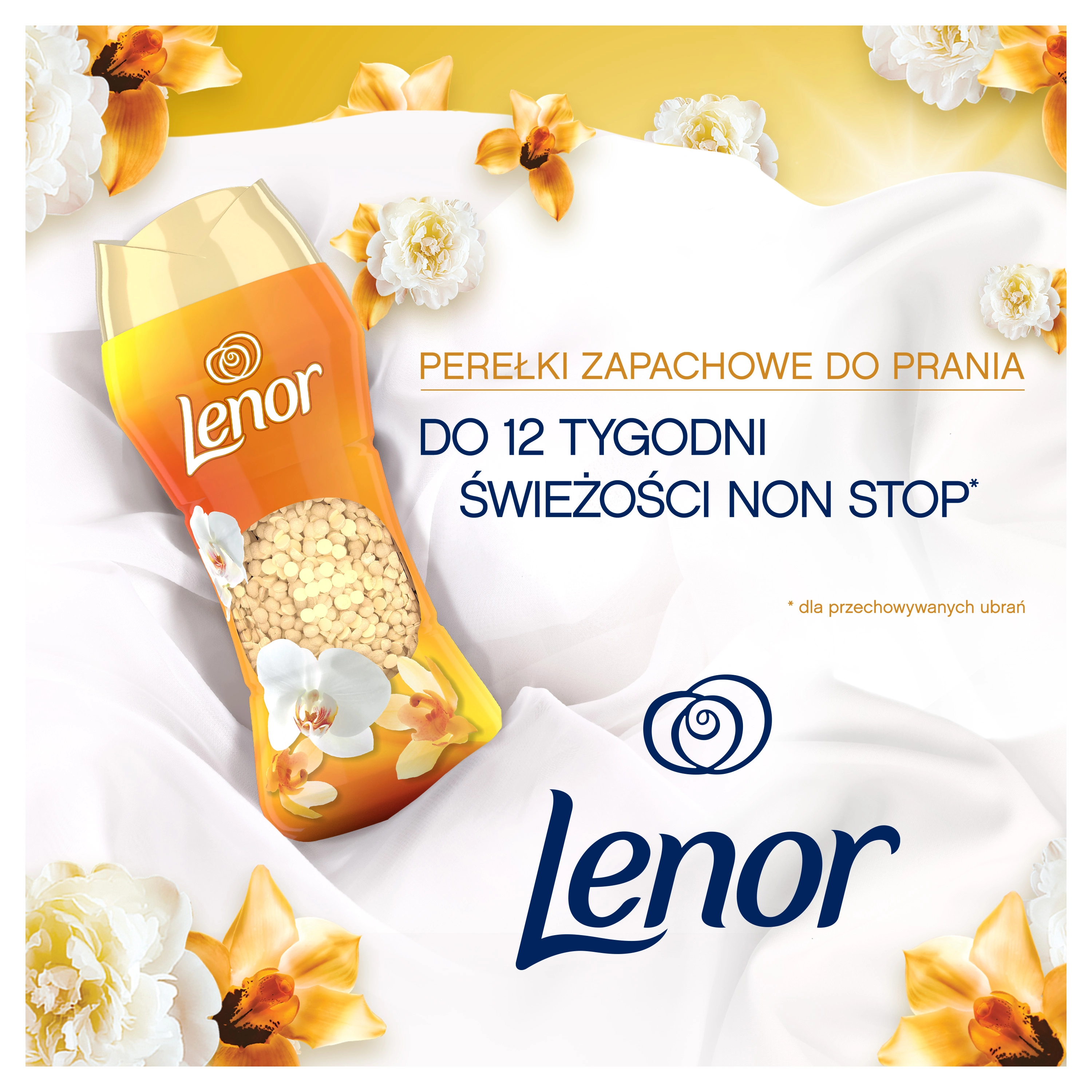 Zapach do pralki Lenor Gold Orchid & Vanilla 495g
