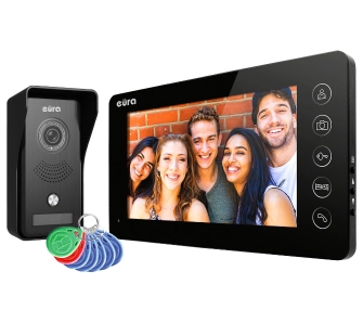 Wideodomofon Eura-Tech Eura VDP-76A3 Czarny