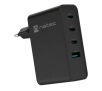 Ładowarka sieciowa Natec Ribera GaN USB-C USB-A 100W Czarny