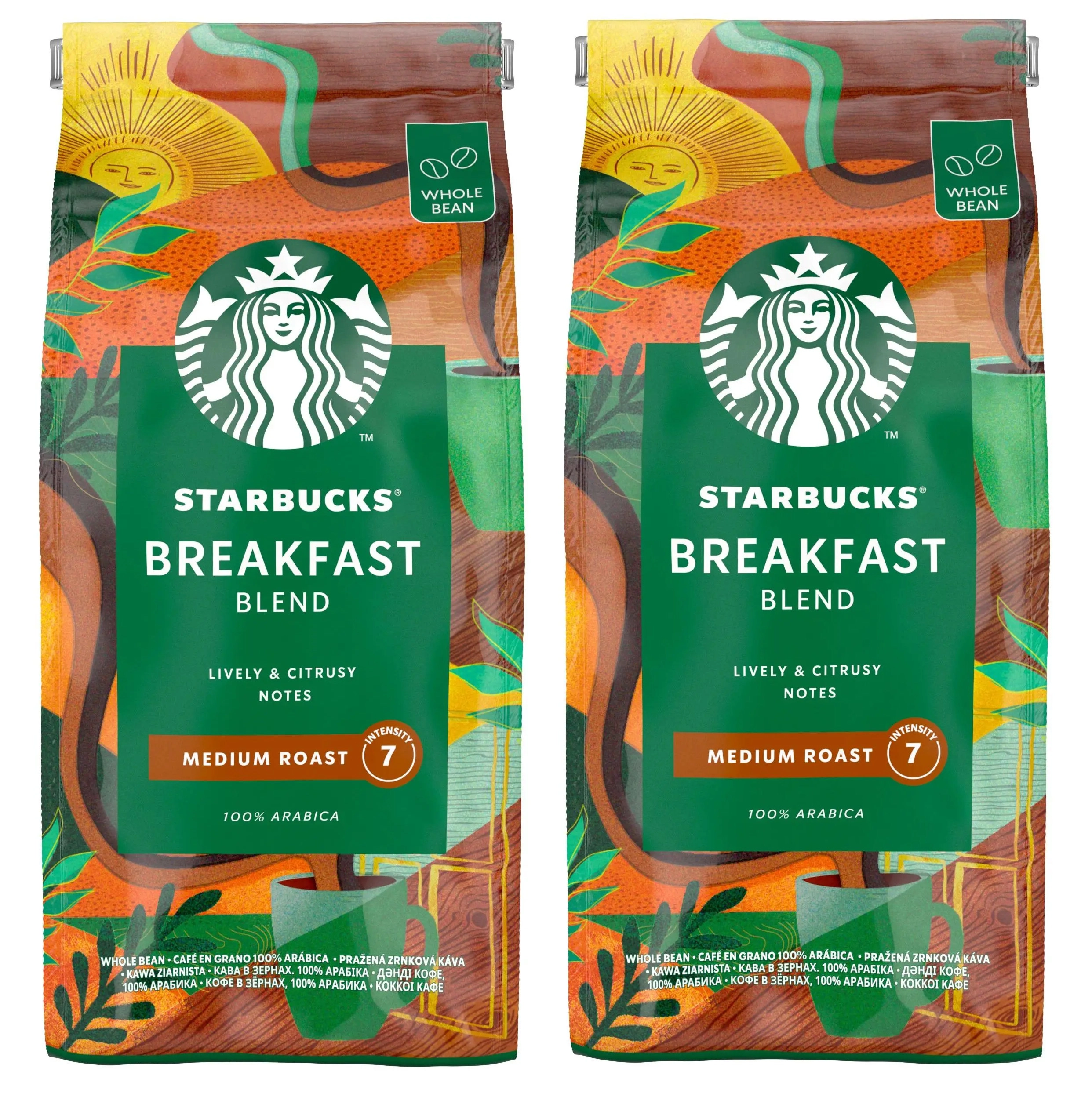 Kawa ziarnista Starbucks Breakfast 450g x 2