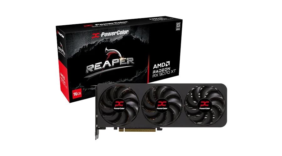 Karta graficzna PowerColor Reaper Radeon RX 9070 XT 16GB GDDR6 256bit FSR