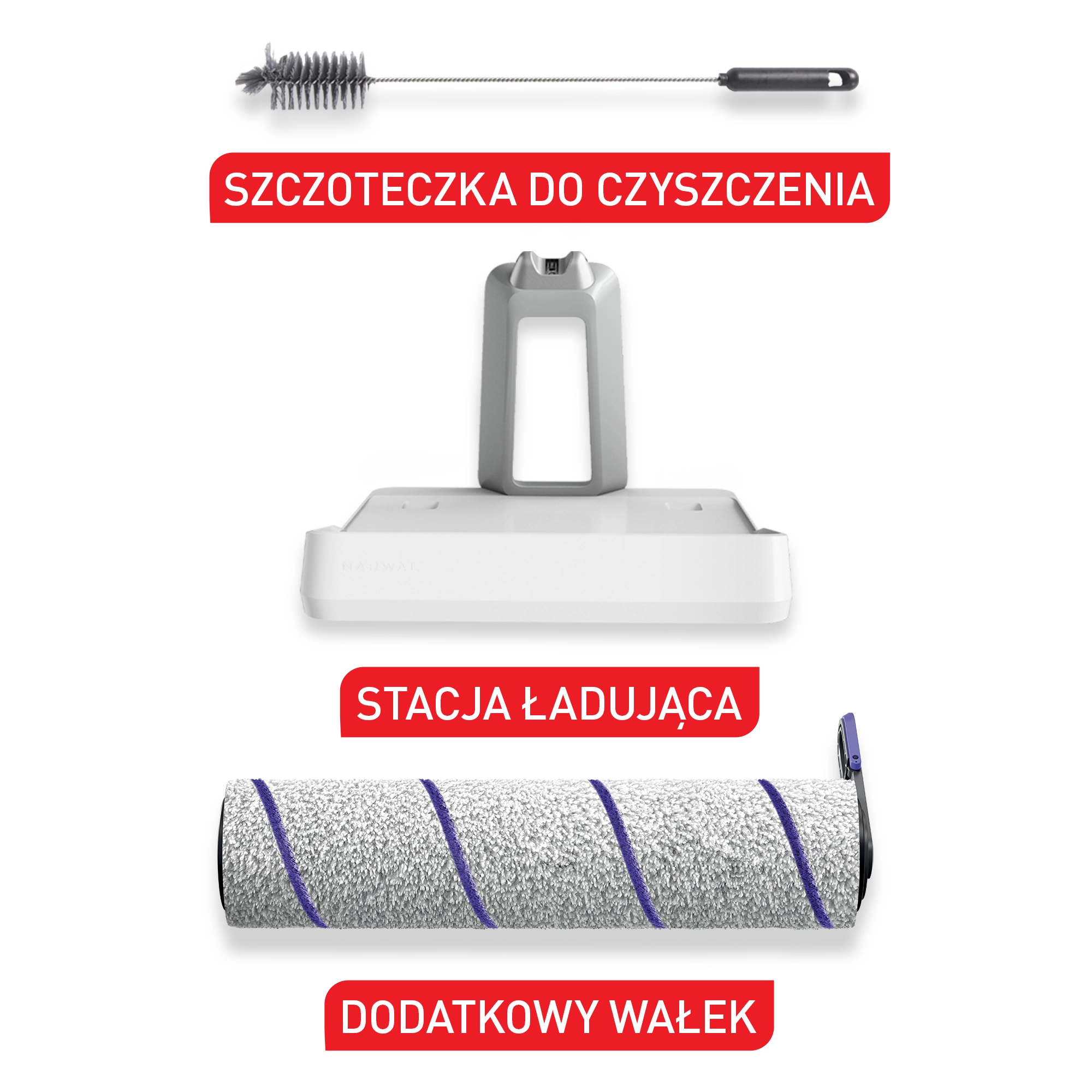Odkurzacz Tefal X-Clean 10 GF7540 60min Funkcja mycia