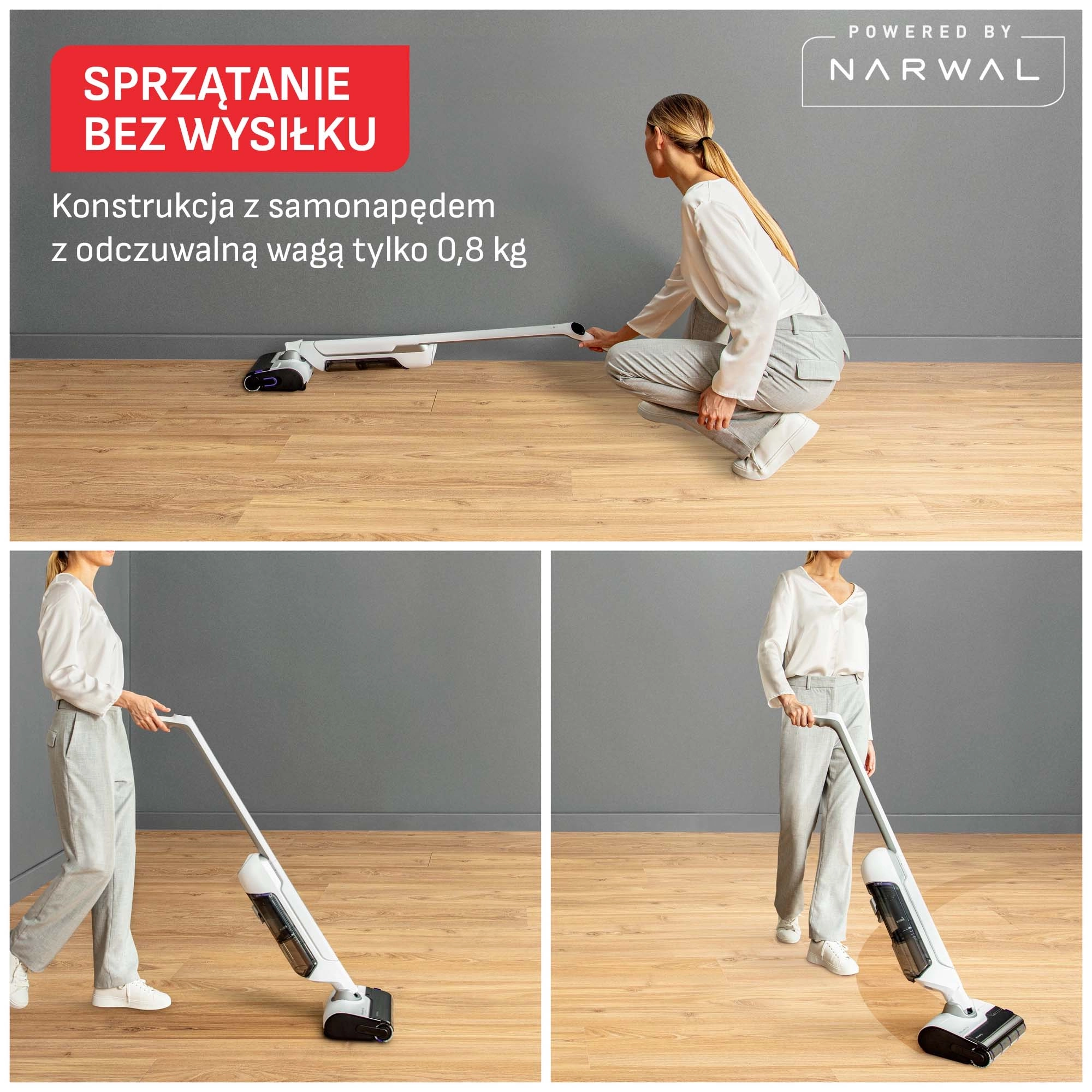 Odkurzacz Tefal X-Clean 10 GF7540 60min Funkcja mycia