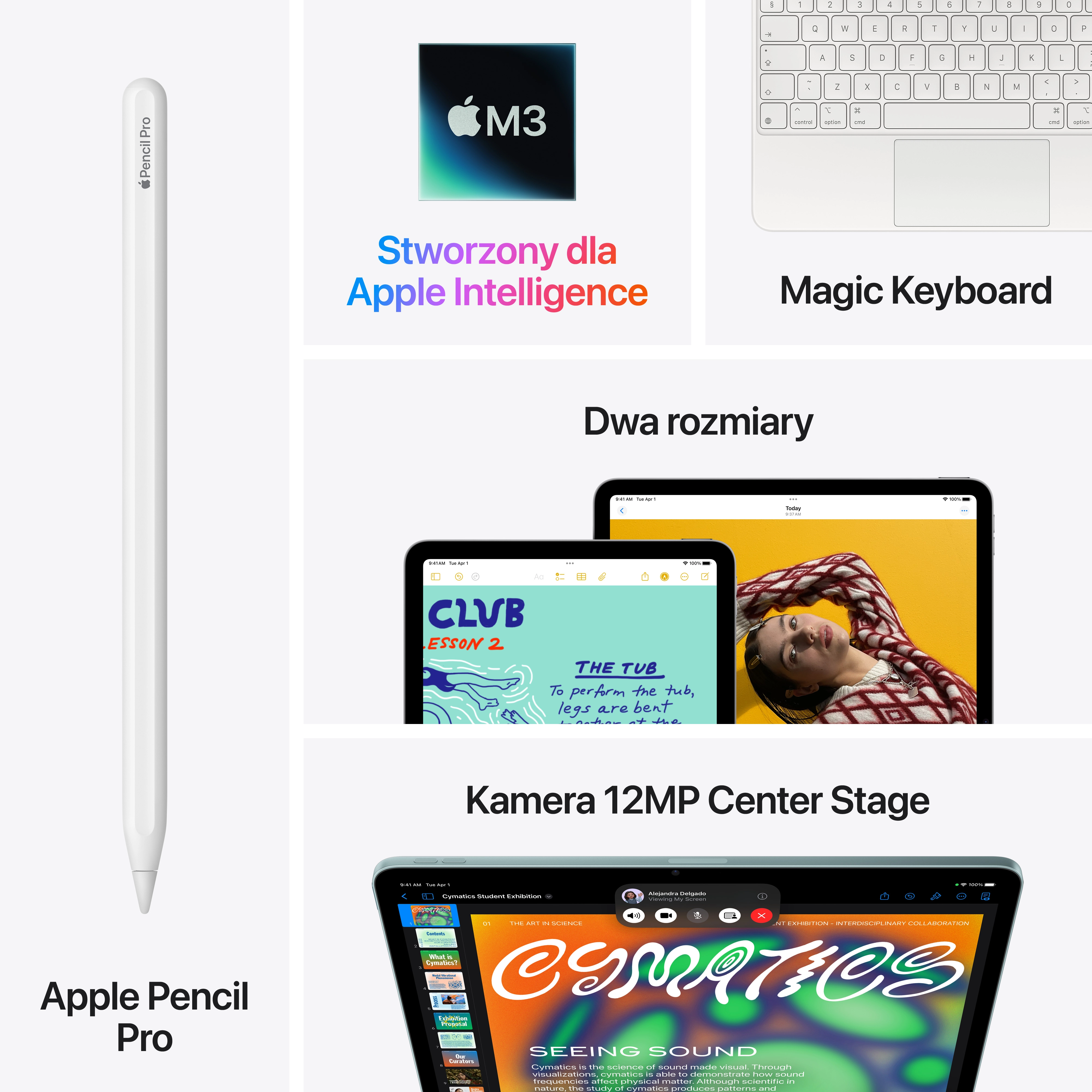 Apple iPad Air 11" M3 7 gen. 2025 1TB Wi-Fi Cellular 5G Niebieski