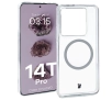 Etui Bizon CrystalO z MagSafe do Xiaomi 14T Pro Przezroczyste