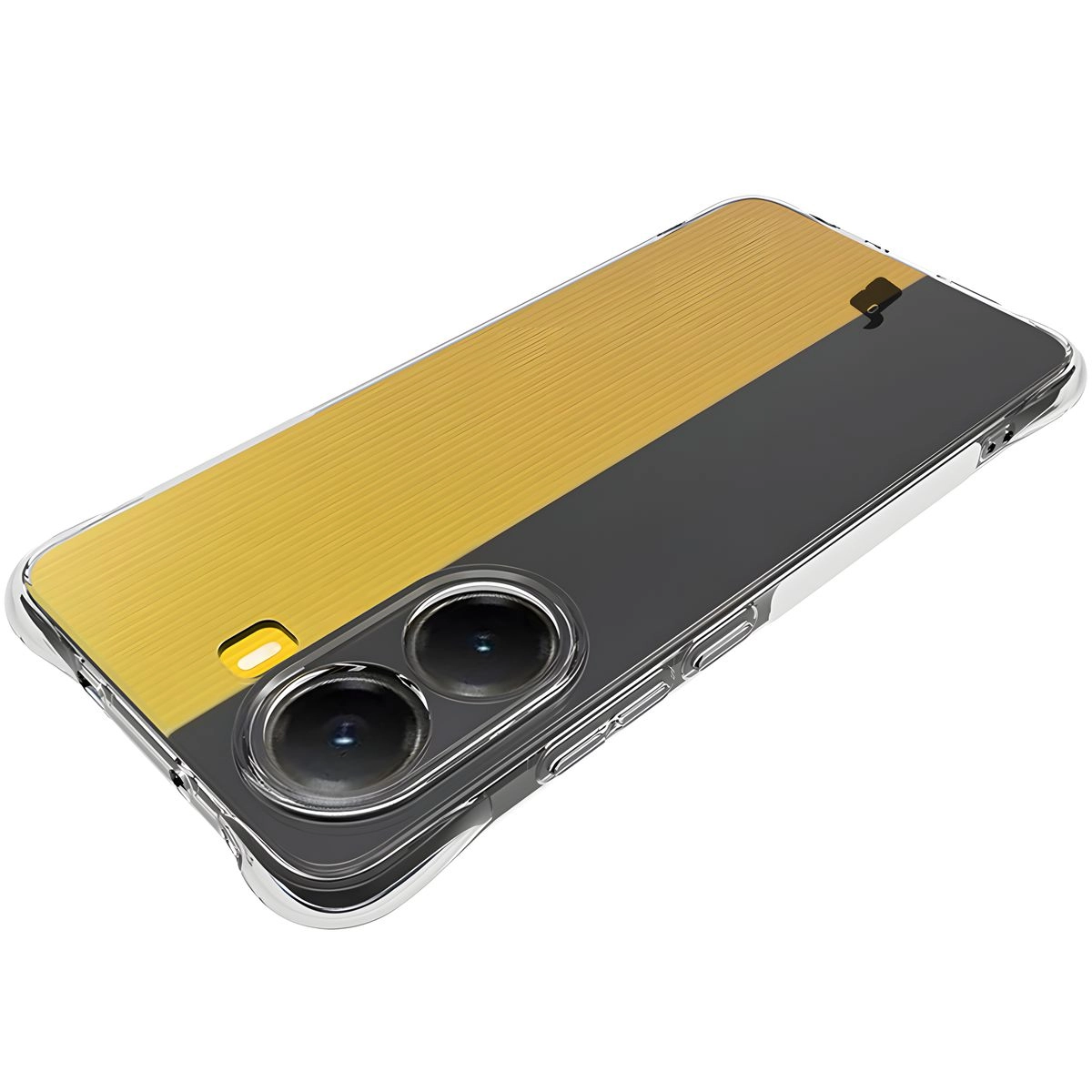 Etui Bizon Elastyczne Salpa do Poco X7 Pro Przezroczysty