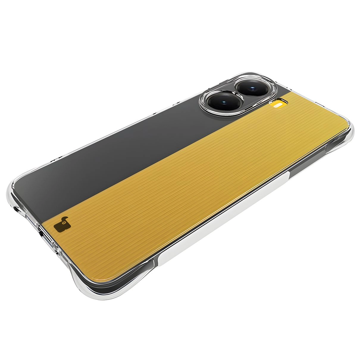 Etui Bizon Elastyczne Salpa do Poco X7 Pro Przezroczysty
