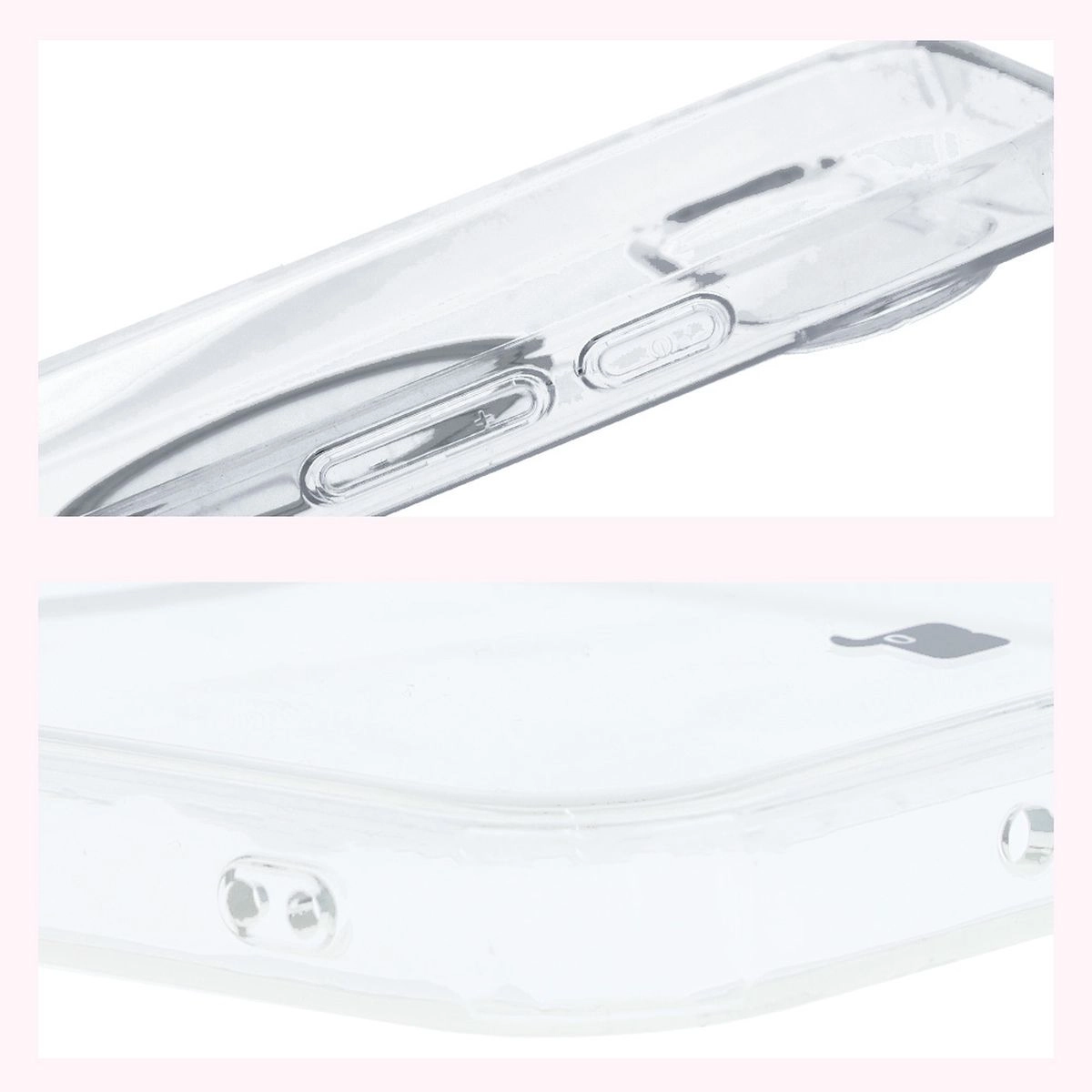 Etui Bizon CrystalO z MagSafe do Google Pixel 9 Pro XL Przezroczyste