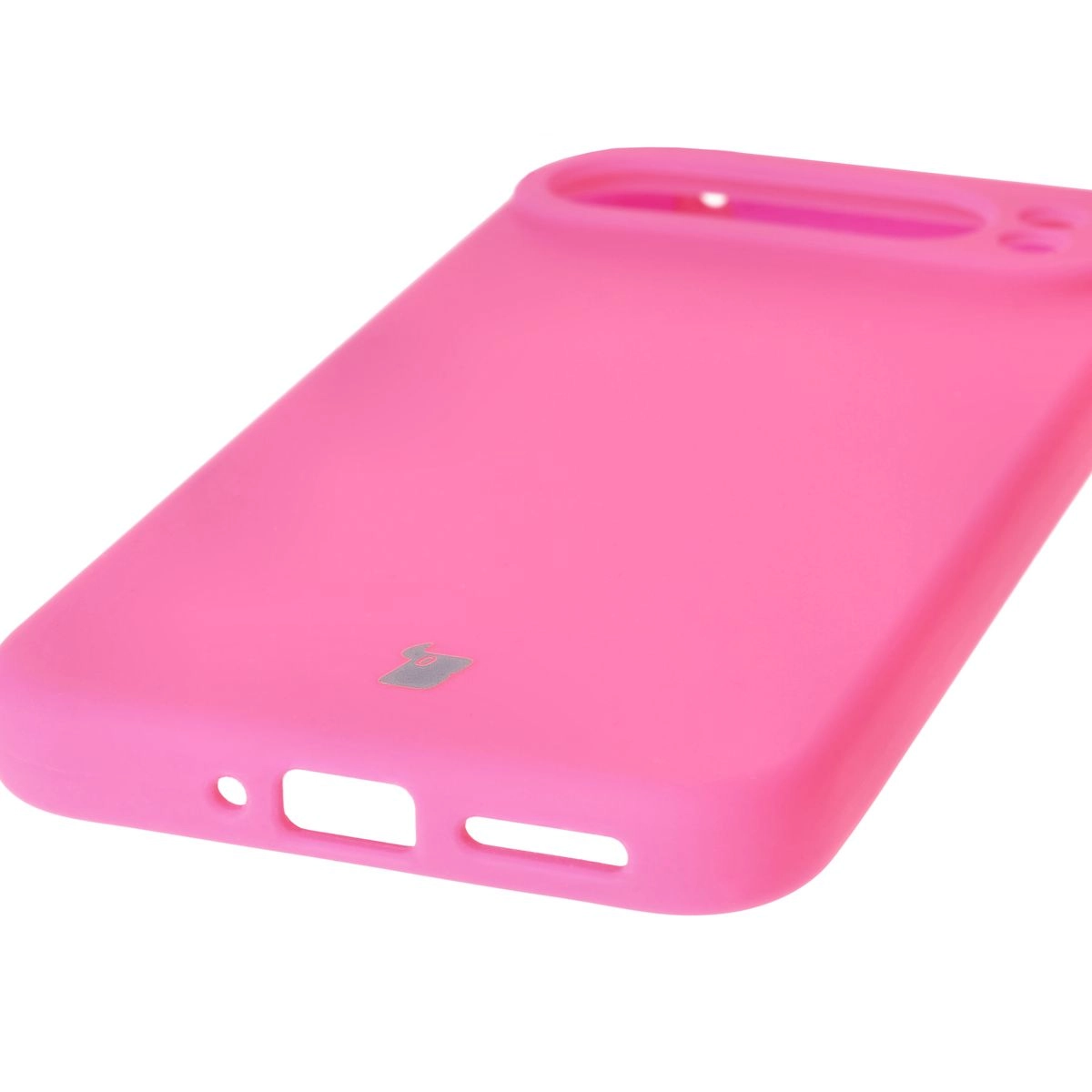 Etui Bizon Silikonowe Soft do Google Pixel 9 Pro XL Neonowo-różowy