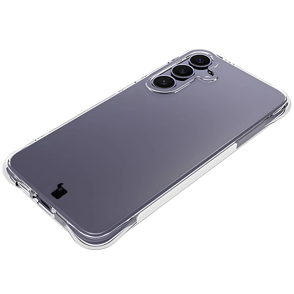Etui Bizon Elastyczne Salpa do Galaxy S24 FE Przezroczysty